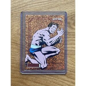 2024 Marvel Allegiance Secret Wars  The Thing Ben Grimm Orange‎ Glitter #33 /199